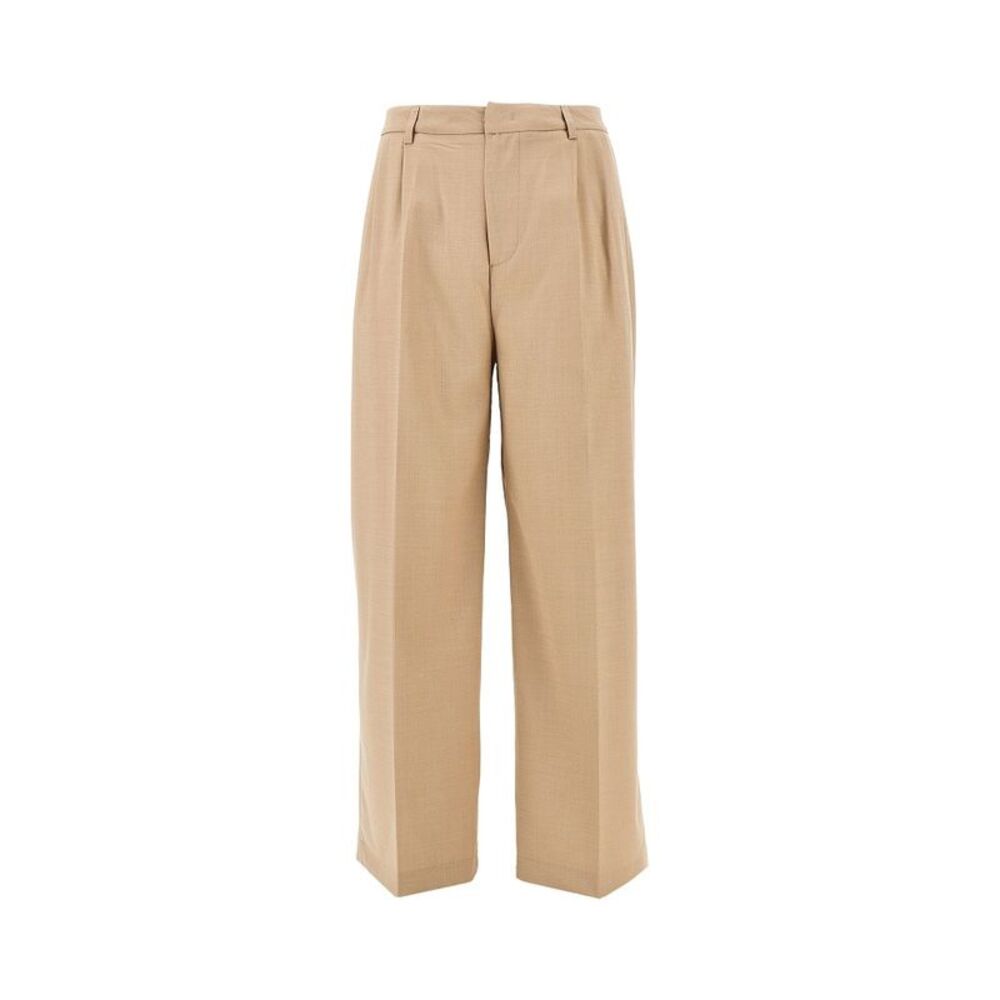 Thestroy Men Double Dart Light Wool Pants